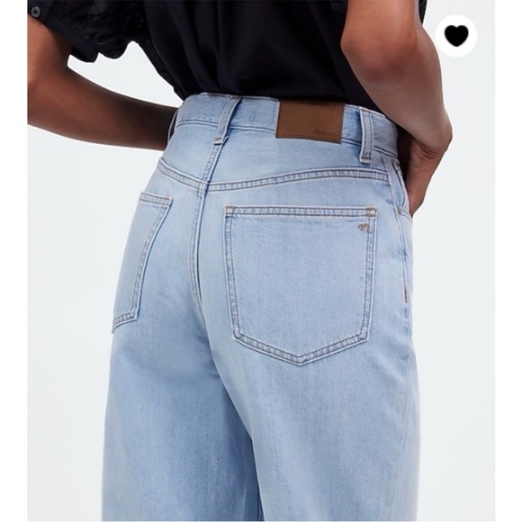 Madewell Perfect Vintage Wide-Leg Cropped Jean Sz 25 - Picture 5 of 16
